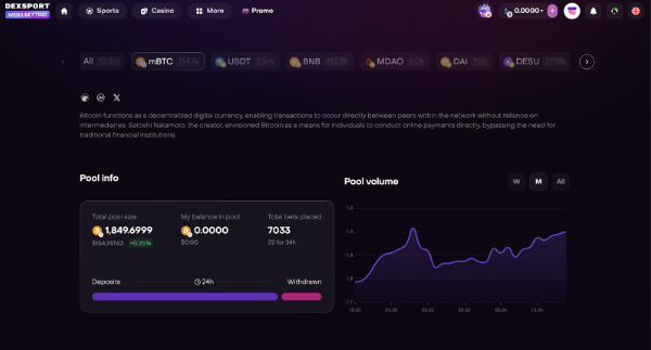 Bitcoin Sports Betting Revolutionizing the Gaming Experience with DexSport Bitcoin Sports Betting Revolutionizing the Gaming Experience with DexSport